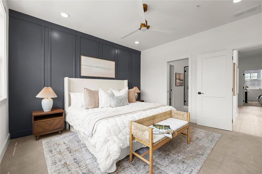 Furnished interior view inside a new home in The Gathering – Alpharetta, Alpharetta (Image 8).