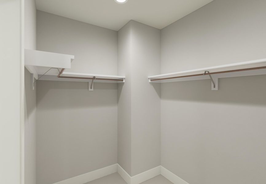 Representative unfurnished interior of a home built from the Abeline by Tri Pointe Homes in The Meadows, Denton (Image 17).