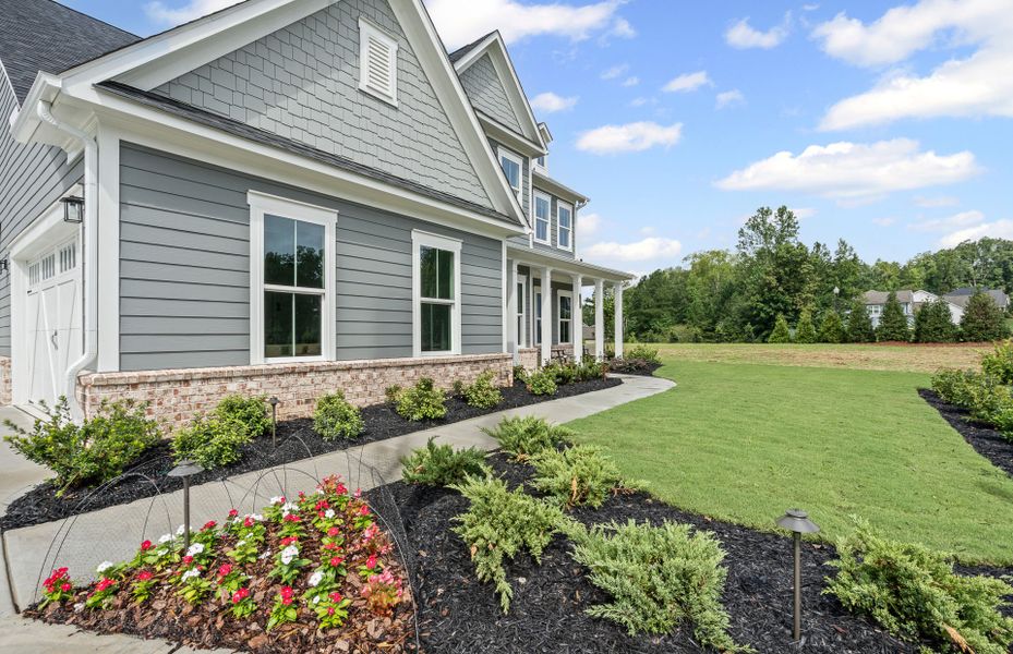 Representative exterior details of a home built from the Riverton by Pulte Homes in Traditions of Braselton, Jefferson (Image 31). Representative exterior details of a home built from the Riverton by Pulte Homes in Traditions of Braselton, Jefferson (Image 31).