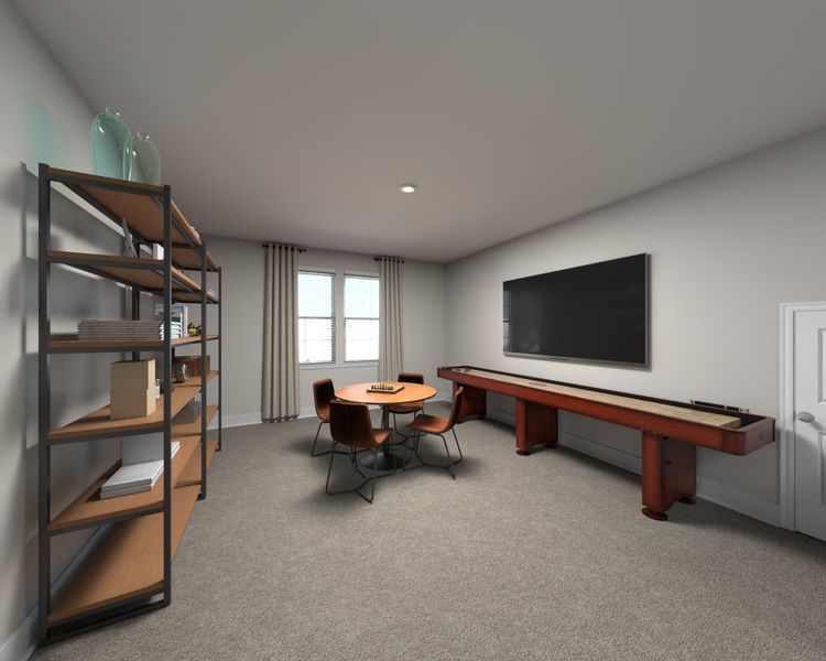 Furnished interior view inside a new home in Marshburn Landing - Signature Series, Wendell (Image 7).