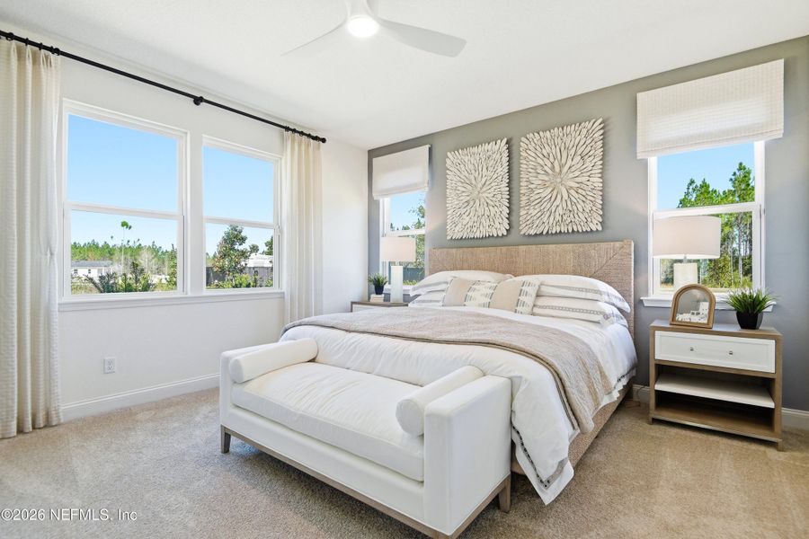 Furnished interior view inside a new home in Aspen Trail, Jacksonville (Image 16).