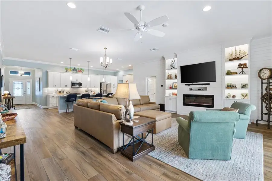 Furnished interior view inside a new home in , The Villages (Image 9).