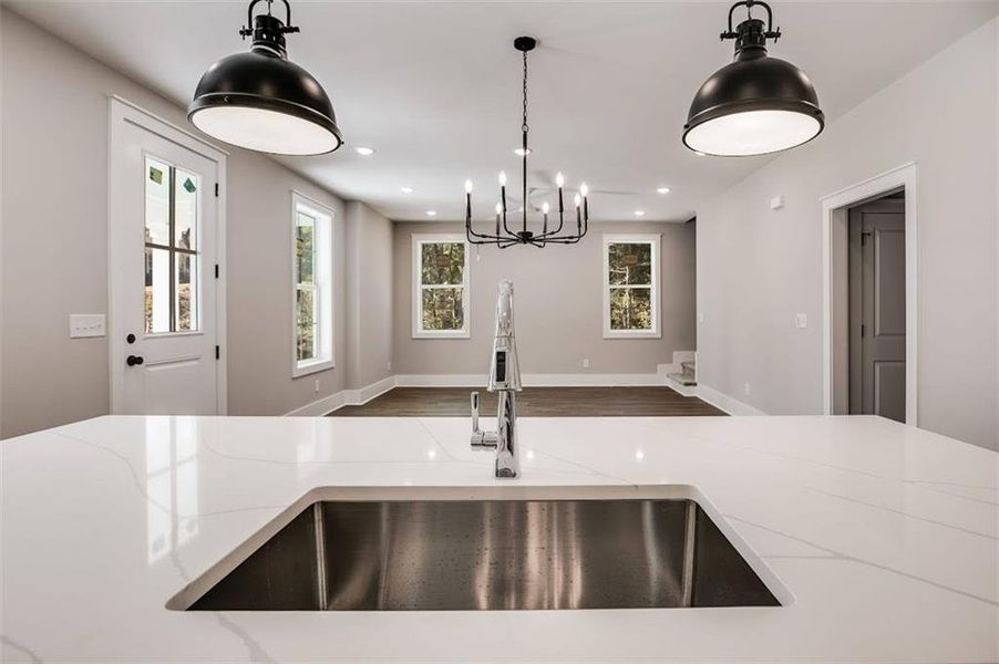 Close-up of interior finishes inside a home in , Bowdon (Image 13).