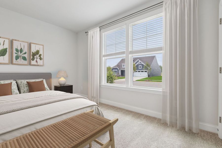 Furnished interior view inside a new home in The Beacon at Old Peachtree Single Family Homes, Lawrenceville (Image 350).