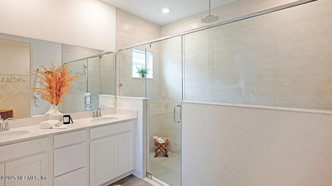 Furnished interior view inside a new home in Edenbrooke at Hyland Trail | 55+: Edenbrooke at Hyland Trail 50s, Green Cove Springs (Image 4).