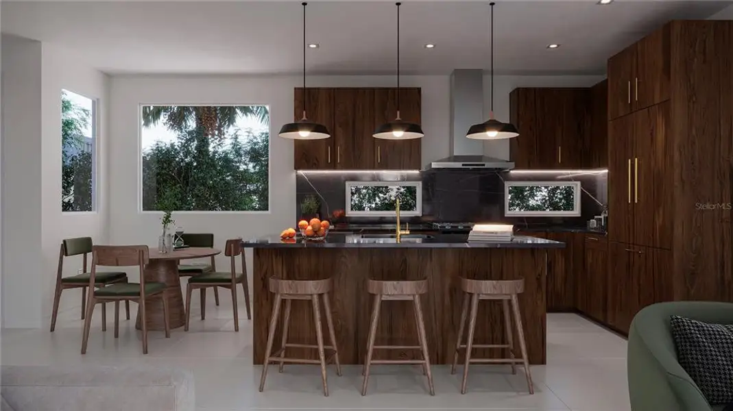 Furnished interior view inside a new home in , Orlando (Image 14).