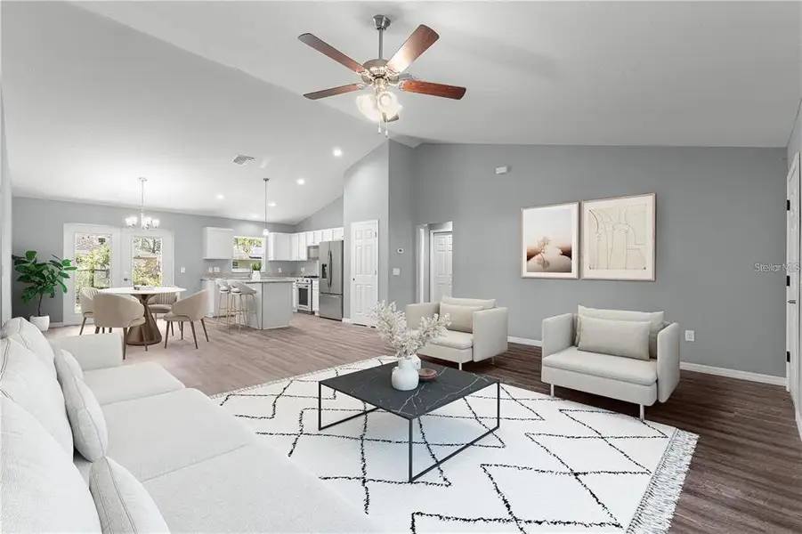 Furnished interior view inside a new home in , Belleview (Image 9).