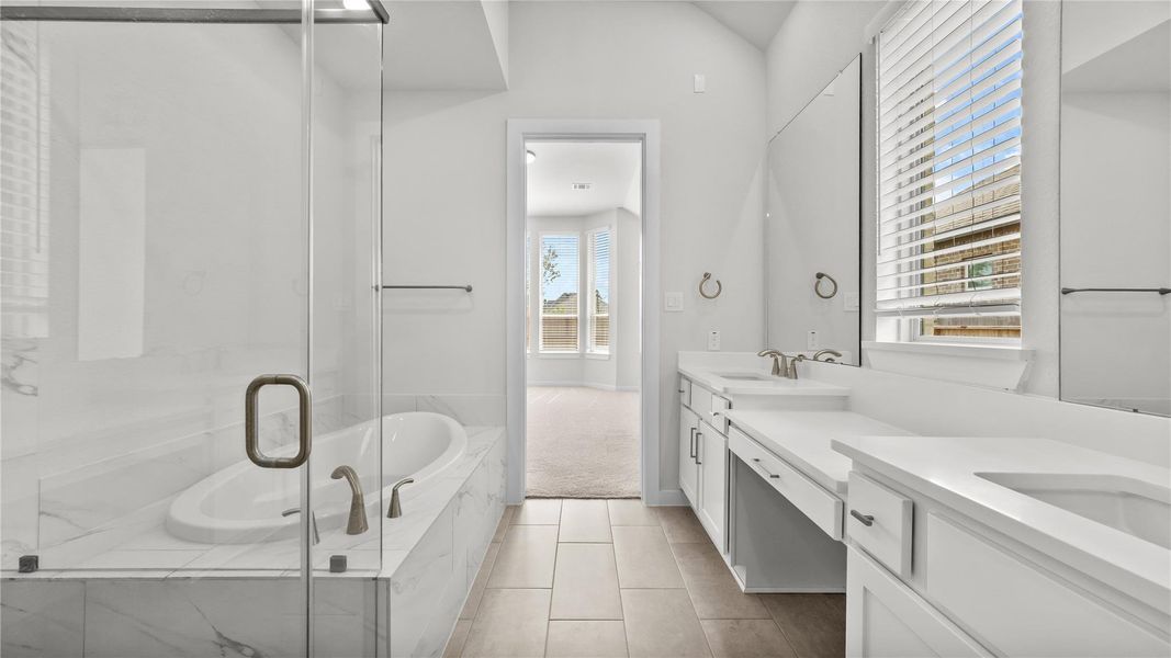 Furnished interior view inside a new home in , Conroe (Image 11). Furnished interior view inside a new home in , Conroe (Image 11).