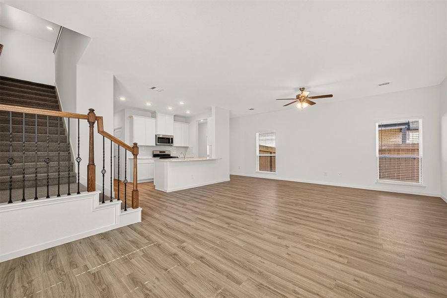 Spacious, unfurnished interior of a new home in Mill Creek Trails, Magnolia (Image 42).