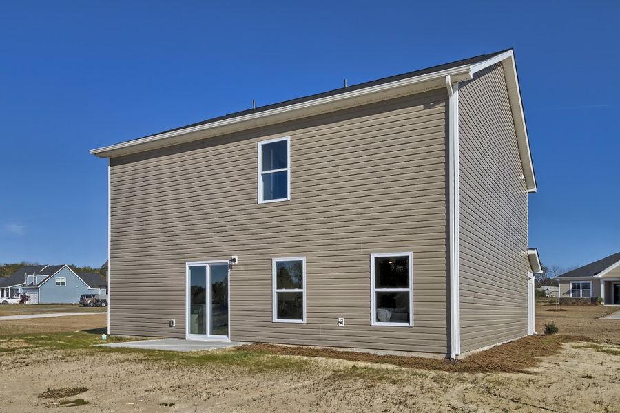 Representative exterior details of a home built from the Willow by McGuinn Homes in Willow Lake, Blythewood (Image 3).