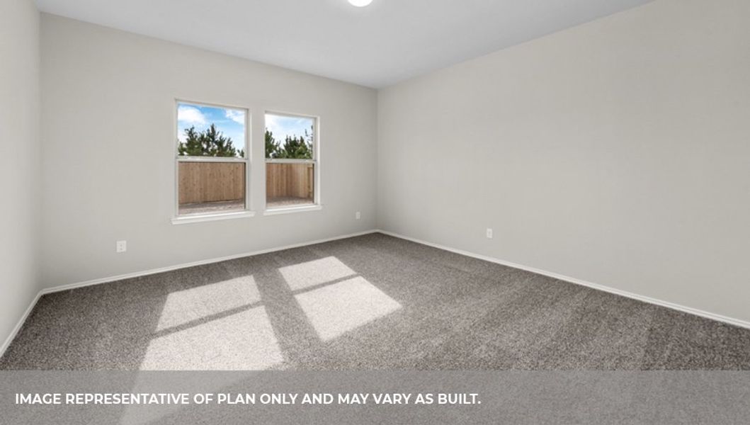 Representative unfurnished interior of a home built from the Midland by D.R. Horton in Harrington Trails at The Canopies, New Caney (Image 24).