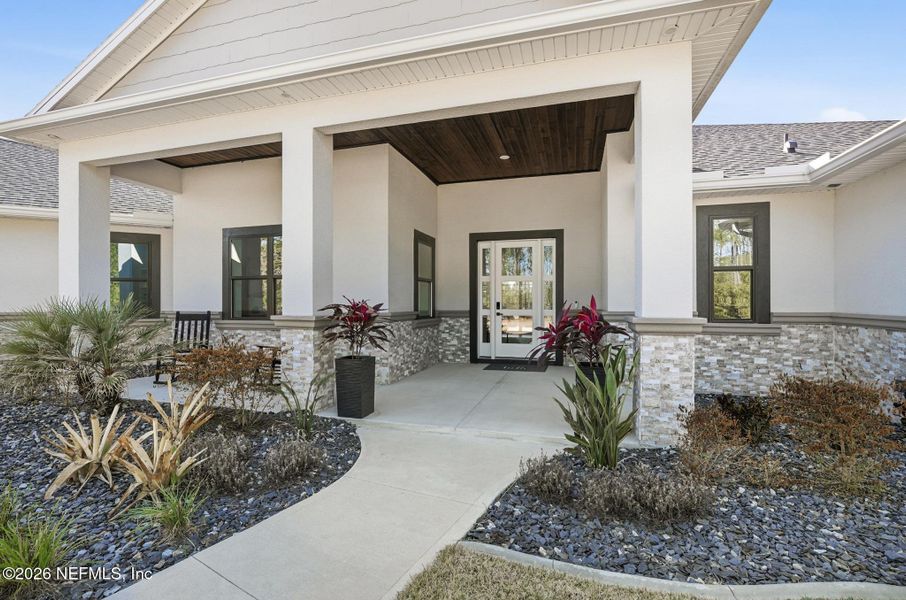 Exterior details and patio area of a home in , Palm Coast (Image 36). Exterior details and patio area of a home in , Palm Coast (Image 36).