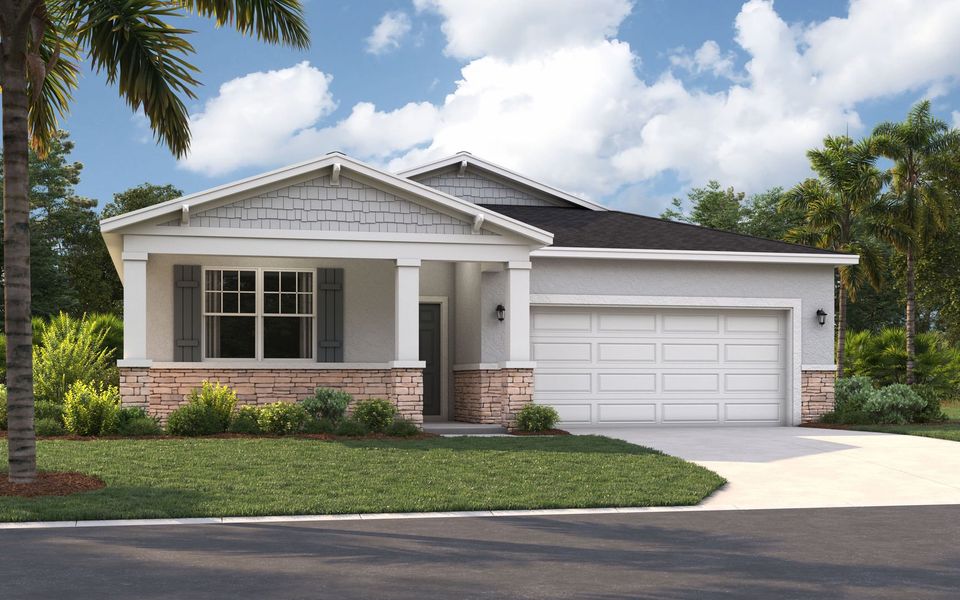 Representative exterior photo of a completed home built from the The Juniper by Stanley Martin Homes in Brookshire, Titusville, FL (Image 2).