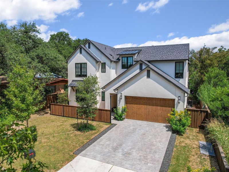 Front exterior of a new home in , Austin, TX, highlighting curb appeal (Image 20).