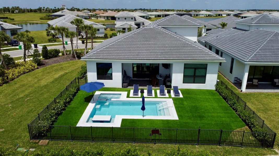 aerial pool