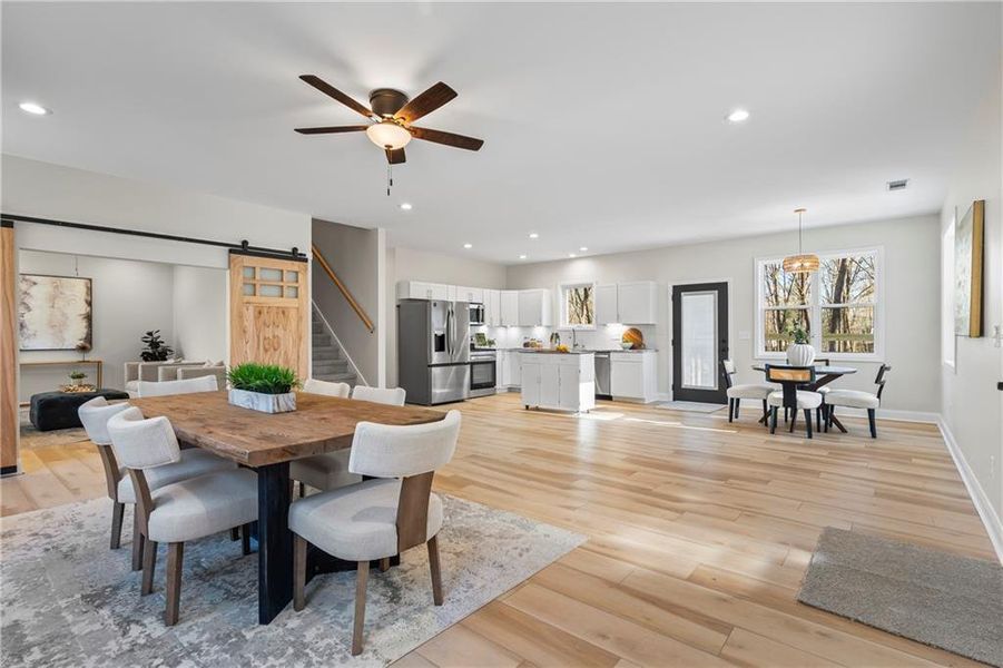 Furnished interior view inside a new home in , Gainesville (Image 50).