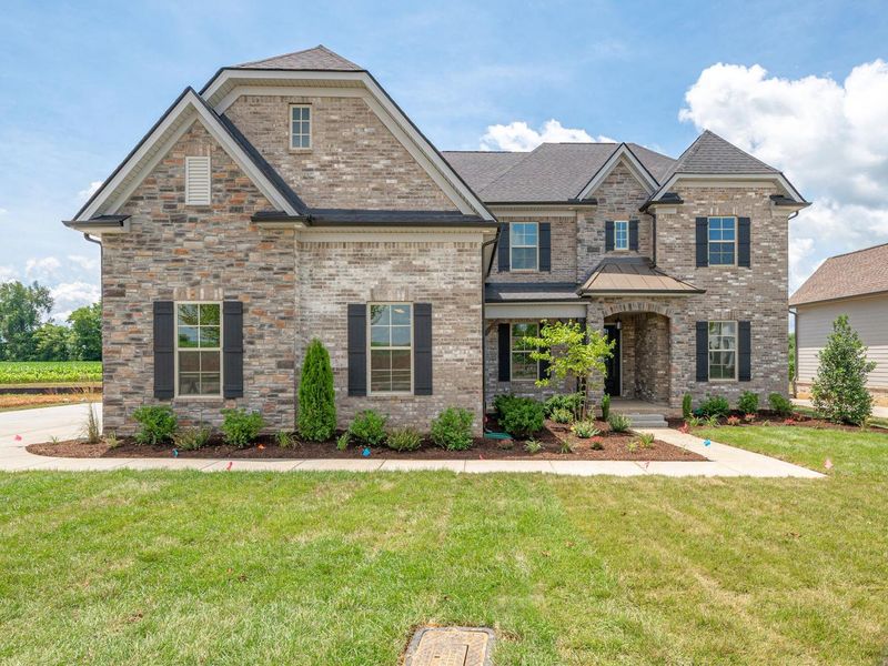 Representative exterior photo of a completed home built from the The Hawkins by Davidson Homes LLC in Shelton Square, Murfreesboro, TN (Image 2). Representative exterior photo of a completed home built from the The Hawkins by Davidson Homes LLC in Shelton Square, Murfreesboro, TN (Image 2).