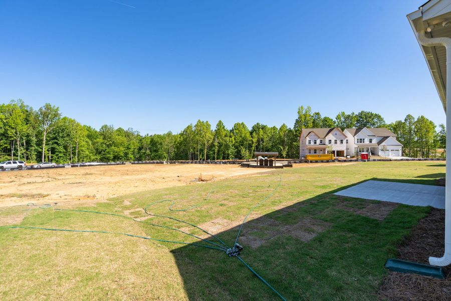 Exterior details and patio area of a home in Parc Northwest, Elon (Image 4). Exterior details and patio area of a home in Parc Northwest, Elon (Image 4).