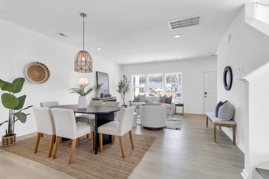 Furnished interior view inside a new home in , Ravenel (Image 7).