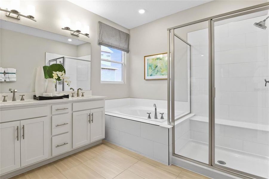 Furnished interior view inside a new home in Estates at Rivers Edge, Parrish (Image 11).