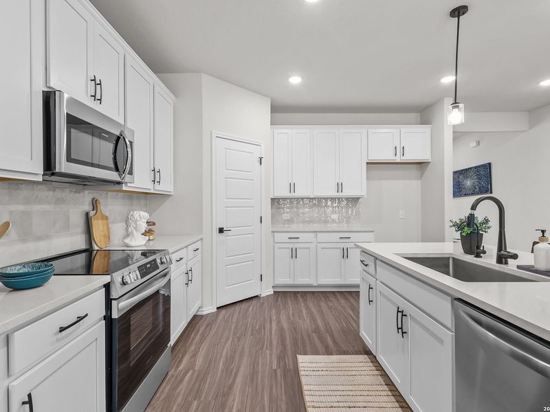Furnished interior view inside a new home in Royal Crest, San Antonio (Image 14).