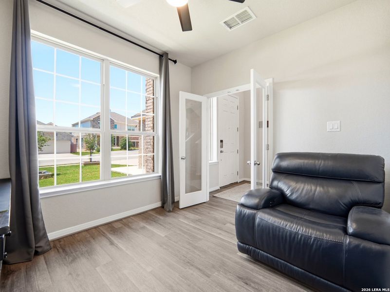 Furnished interior view inside a new home in Ventana, Bulverde (Image 30).