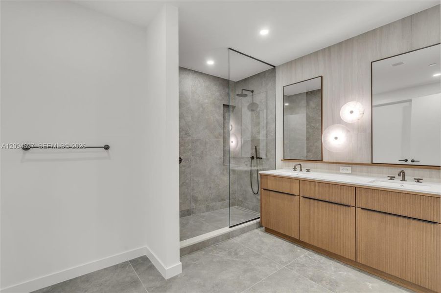 Furnished interior view inside a new home in , Miami (Image 8).