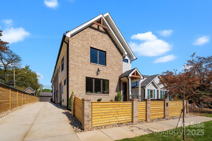 Exterior details and patio area of a home in , Charlotte (Image 3). Exterior details and patio area of a home in , Charlotte (Image 3).