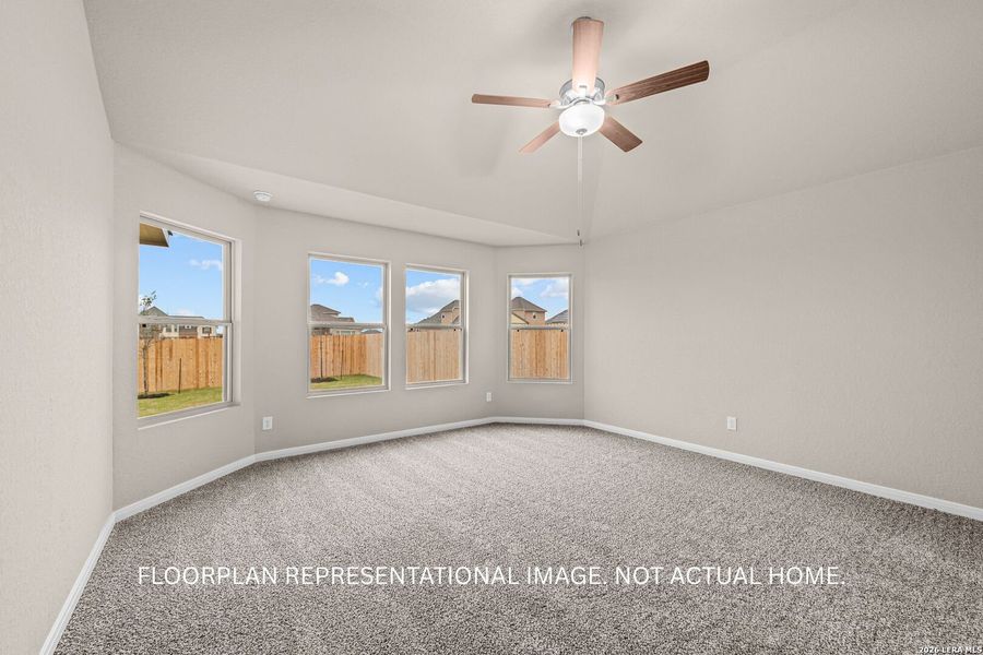 Spacious, unfurnished interior of a new home in Verano Farms, San Antonio (Image 13).