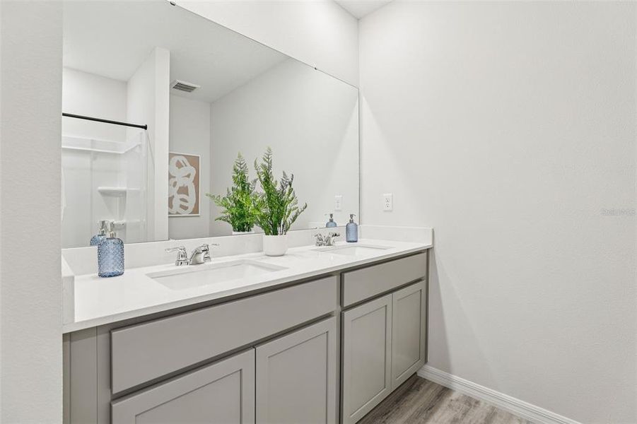 Furnished interior view inside a new home in , Winter Haven (Image 17). Furnished interior view inside a new home in , Winter Haven (Image 17).