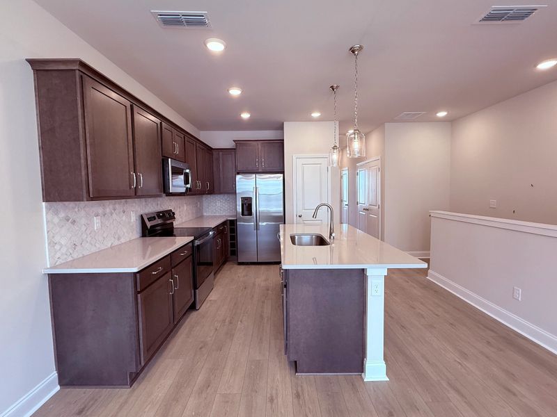 Furnished interior view inside a new home in Promenade at Clari Park, Murfreesboro (Image 5).
