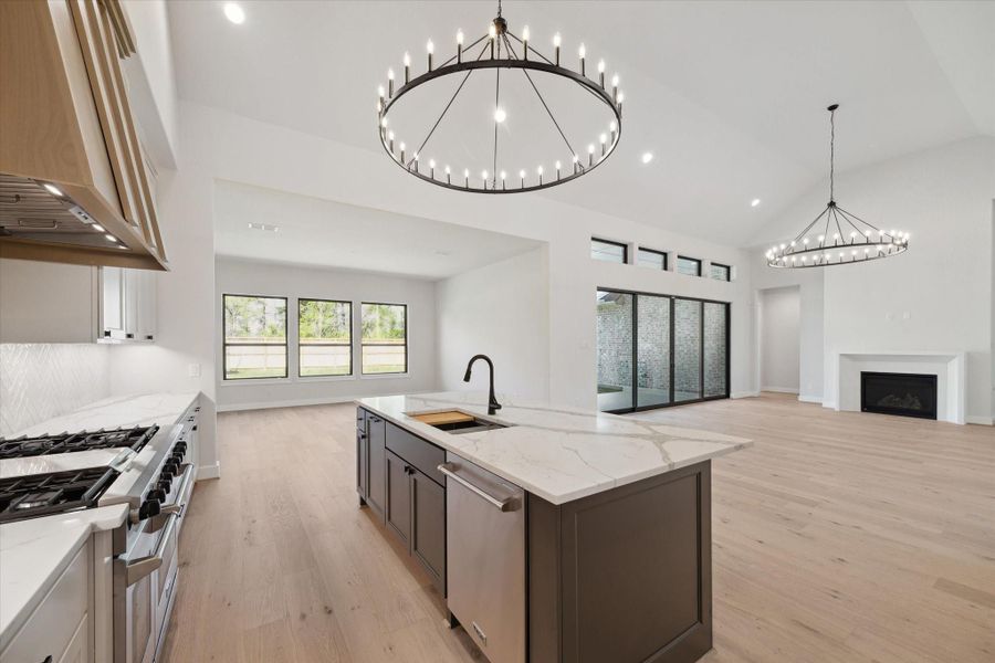 Furnished interior view inside a new home in Grand Central Park, Conroe (Image 3). Furnished interior view inside a new home in Grand Central Park, Conroe (Image 3).