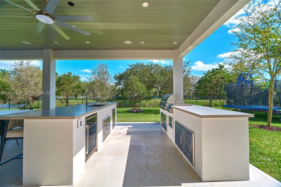 Exterior details and patio area of a home in , Pinecrest (Image 4). Exterior details and patio area of a home in , Pinecrest (Image 4).