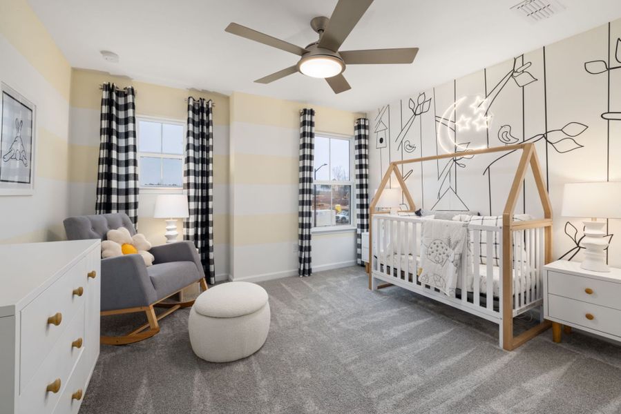 Furnished interior view inside a new home in Solana, Durham (Image 6).