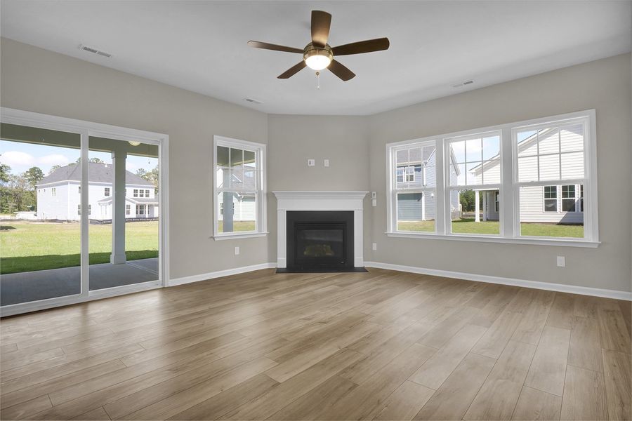 Spacious, unfurnished interior of a new home in Grand Park, Leland (Image 18).