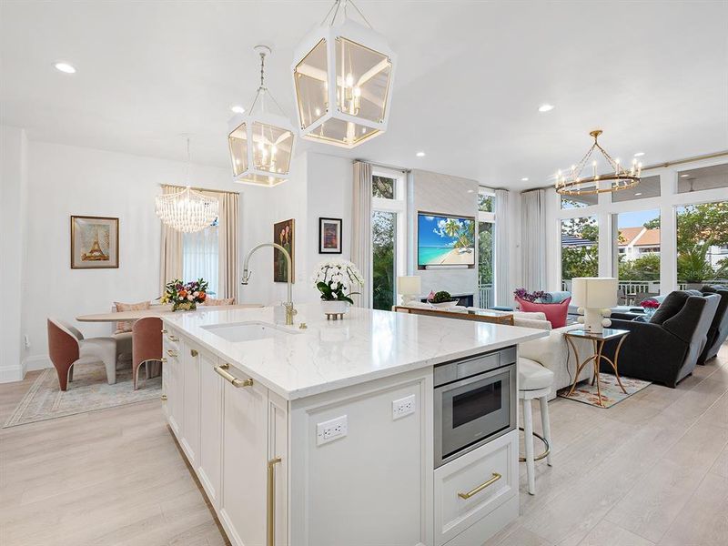 Furnished interior view inside a new home in , Sarasota (Image 53).