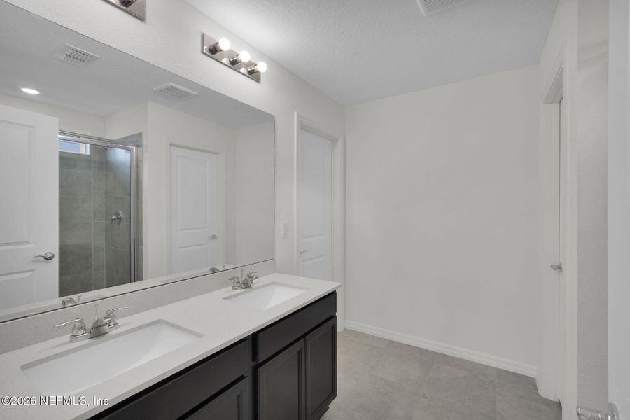 Furnished interior view inside a new home in Wells Landing, Jacksonville (Image 12).