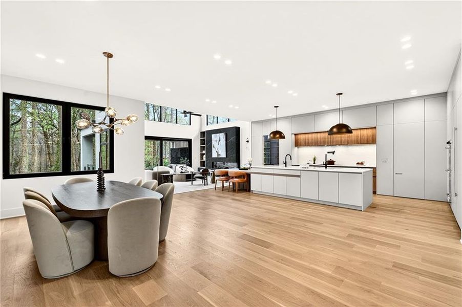 Furnished interior view inside a new home in , Atlanta (Image 52).