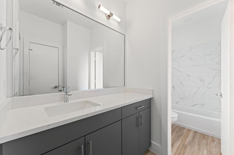 Furnished interior view inside a new home in , Houston (Image 7). Furnished interior view inside a new home in , Houston (Image 7).