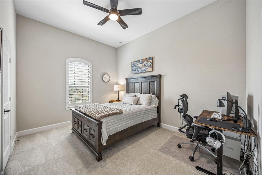 Furnished interior view inside a new home in Prairieland Village - Summit Collection, Cypress (Image 37).