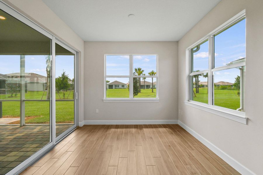 Spacious, unfurnished interior of a new home in Del Webb Tradition, Port St. Lucie (Image 14). Spacious, unfurnished interior of a new home in Del Webb Tradition, Port St. Lucie (Image 14).