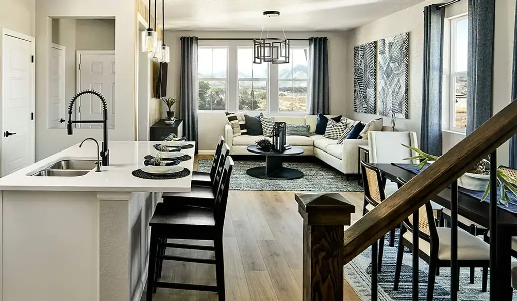 Furnished interior view inside a new home in Parterre, Thornton (Image 7).