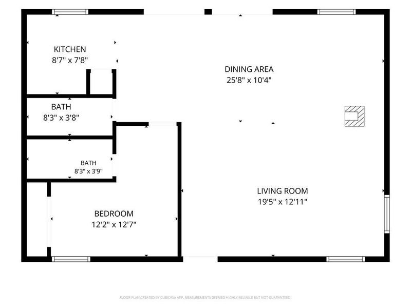 2D floor plan layout of this home in , Gun Barrel City, TX (Image 3).