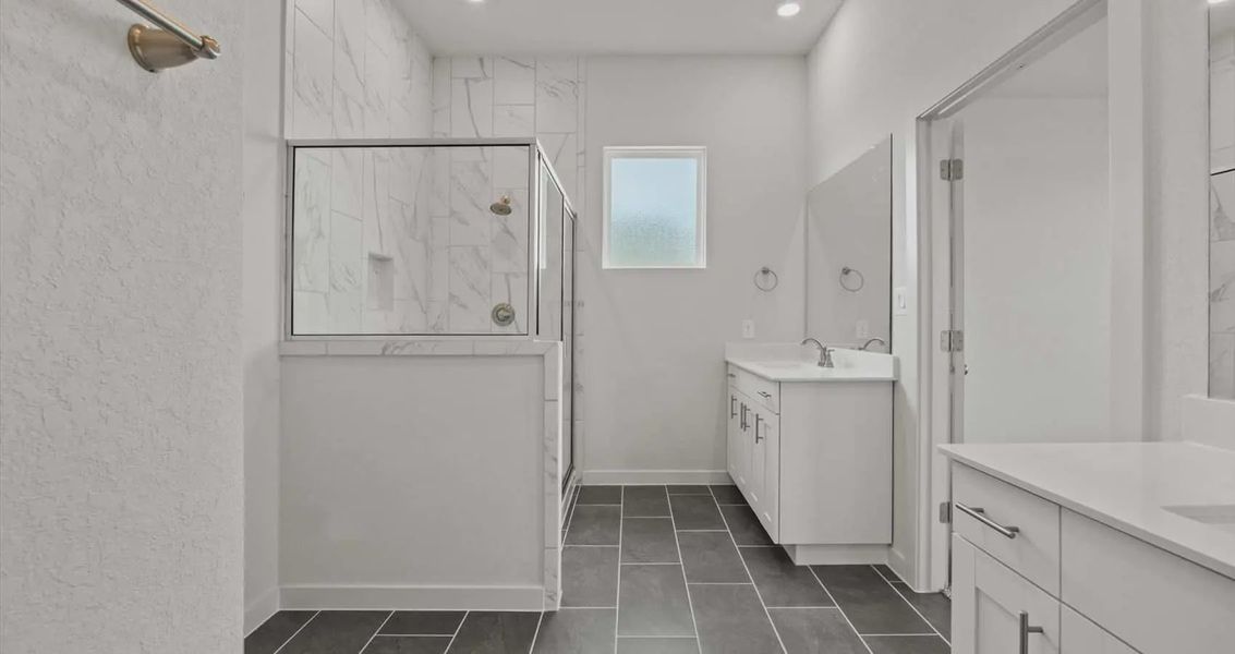 Furnished interior view inside a new home in Stream Waters, Buda (Image 5).