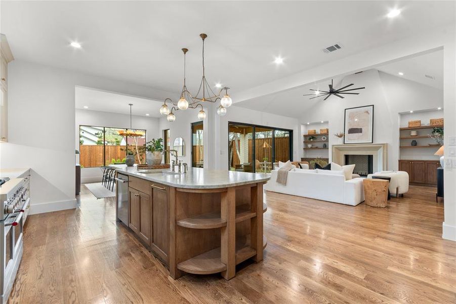 Furnished interior view inside a new home in , Dallas (Image 13).