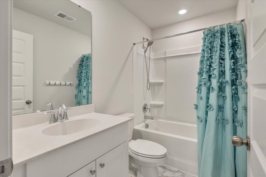Furnished interior view inside a new home in Sweetgrass at Summers Corner, Summerville (Image 18).