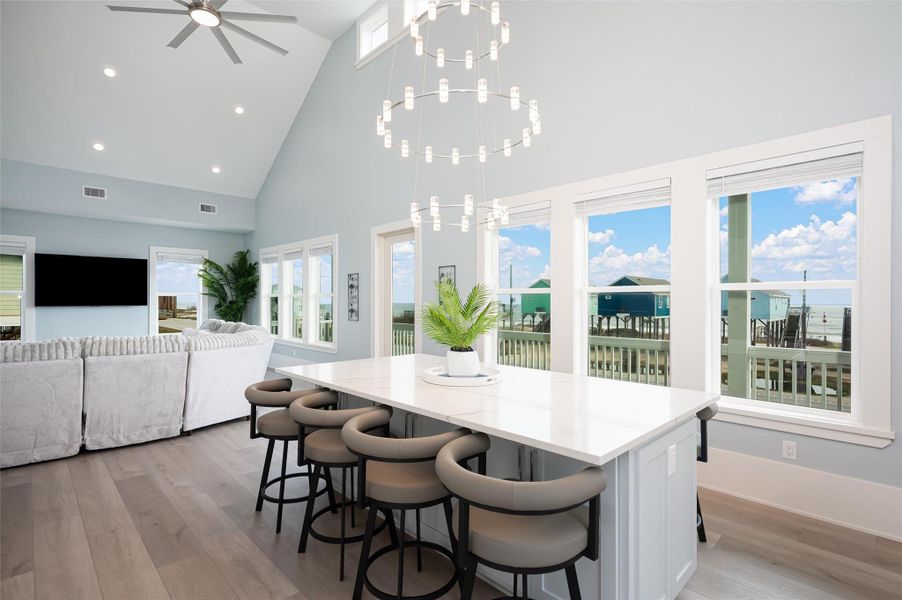 Furnished interior view inside a new home in , Bolivar Peninsula (Image 14).