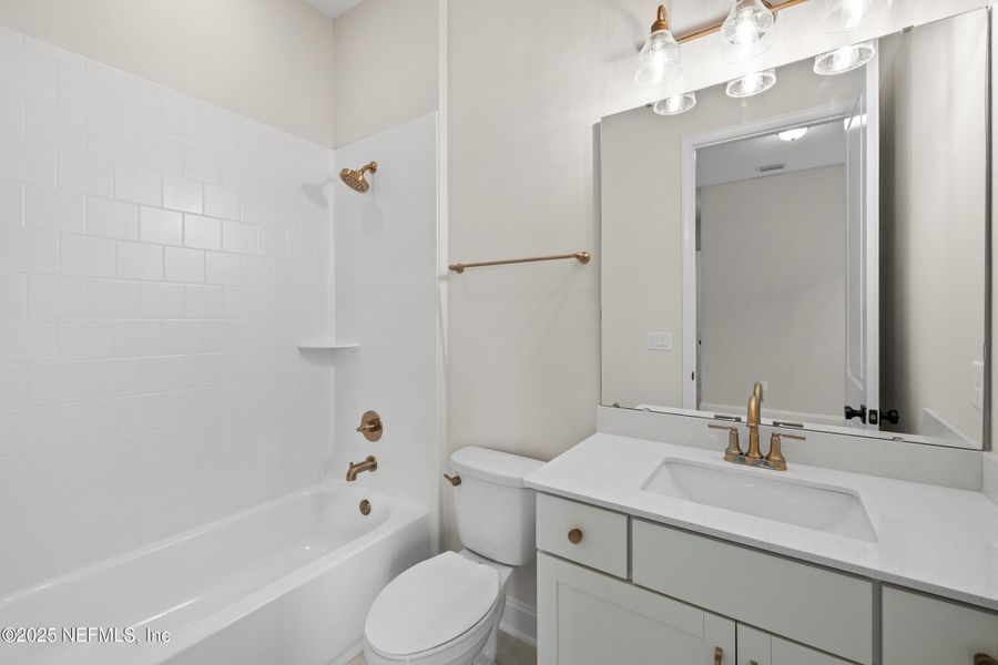 Furnished interior view inside a new home in Silver Landing at SilverLeaf, St. Augustine (Image 17). Furnished interior view inside a new home in Silver Landing at SilverLeaf, St. Augustine (Image 17).