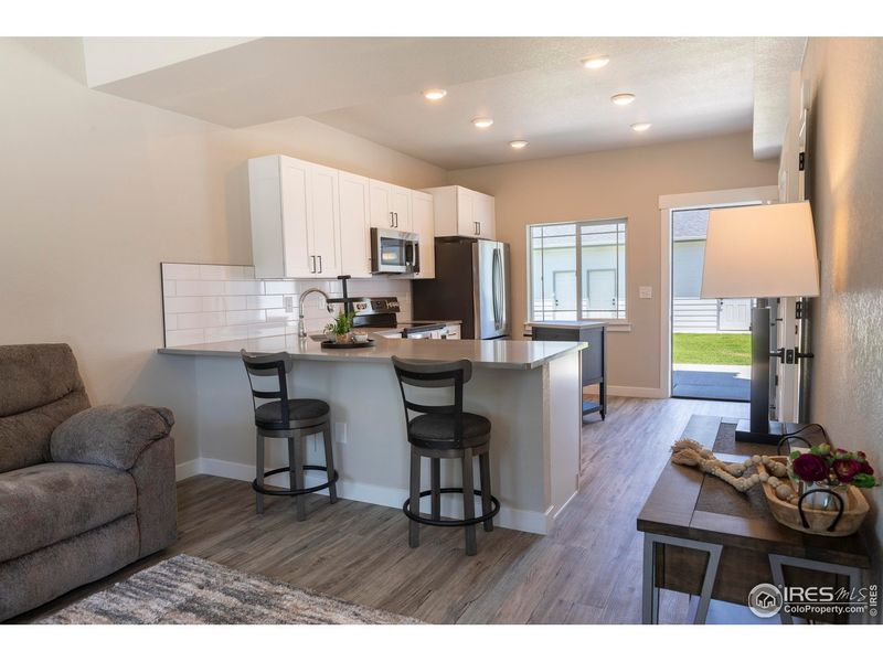 Furnished interior view inside a new home in , Wray (Image 13).