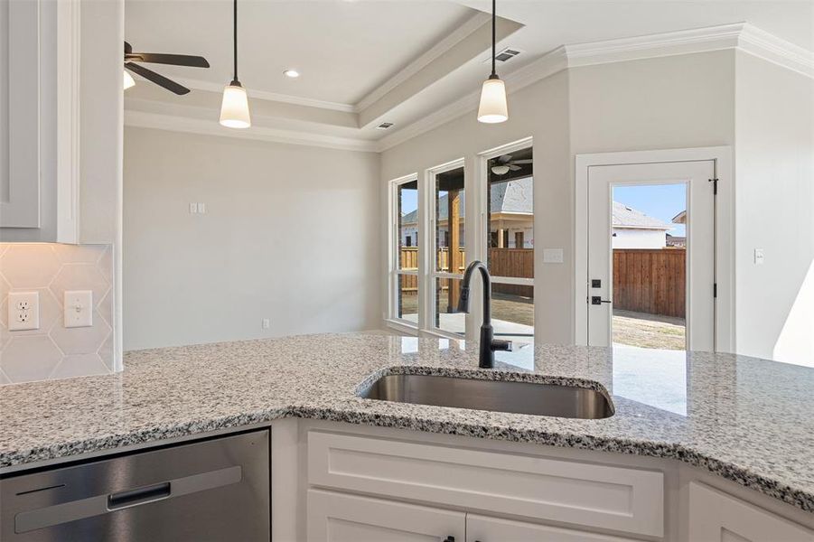 Furnished interior view inside a new home in , Mabank (Image 8).